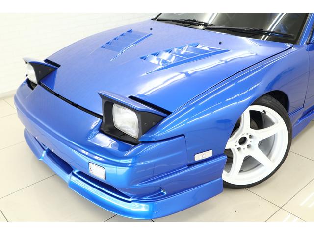 １８０ＳＸ タイプＩＩ　スーパーハイキャスパッケージ　ＷＯＲＫ１８インチアルミ　車高調　ＢＬＩＴＺ前置きインタークーラー　ＭＳエアクリーナー　社外ラジエータ　社外マフラー　２名乗車（26枚目）