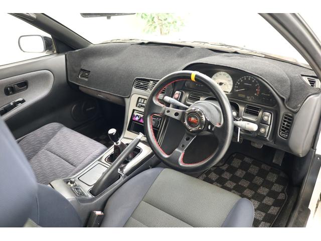 シルビア サンルーフ AT→MT要公認 ターボE/G載せ替え角目ライト 前置きインタークーラー サードエアクリ オーバーフェンダー 18インチアルミ 車高調 社外マフラー(8枚目)