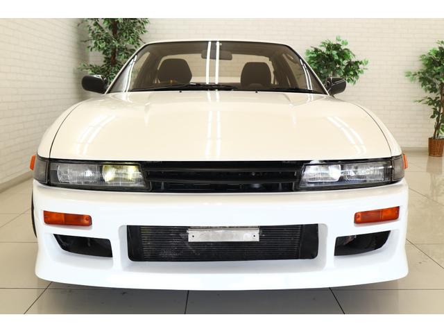 シルビア サンルーフ AT→MT要公認 ターボE/G載せ替え角目ライト 前置きインタークーラー サードエアクリ オーバーフェンダー 18インチアルミ 車高調 社外マフラー(18枚目)