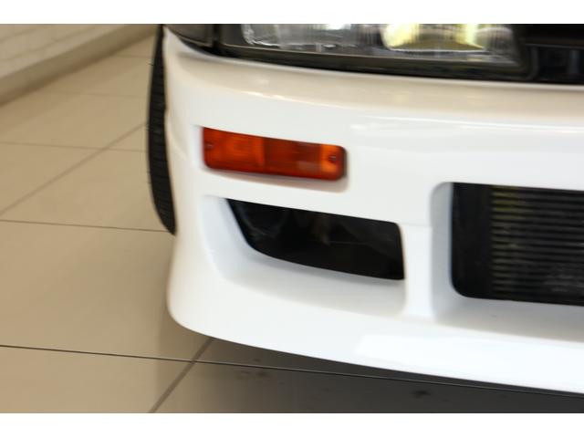 シルビア サンルーフ AT→MT要公認 ターボE/G載せ替え角目ライト 前置きインタークーラー サードエアクリ オーバーフェンダー 18インチアルミ 車高調 社外マフラー(21枚目)