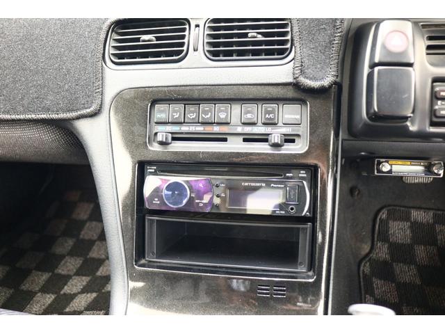 シルビア サンルーフ AT→MT要公認 ターボE/G載せ替え角目ライト 前置きインタークーラー サードエアクリ オーバーフェンダー 18インチアルミ 車高調 社外マフラー(50枚目)