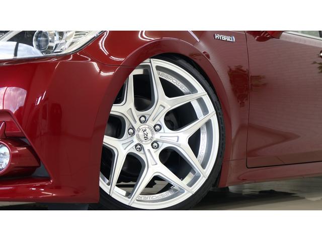 クラウンハイブリッド アスリートS サンルーフ 326POWER20インチアルミ 車高調 ナビ TV パワーシート オートクルーズ ETC 修復歴無(5枚目)