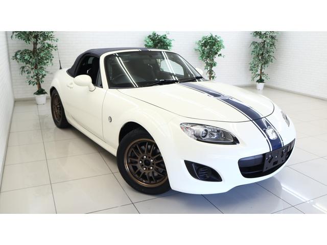 ロードスター ＮＲ－Ａ　ＲＡＹＳ１６インチアルミ　マツダ純正７点ロールバー　ビルシュタインサスペンション　ＨＩＤ　Ｂｌｕｅｔｏｏｔｈ付きオーディオ（2枚目）