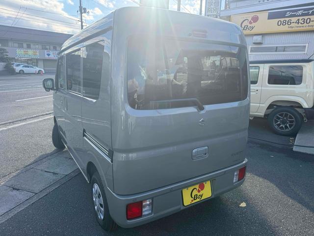 エブリイ ジョイン CVT 衝突被害軽減システム クリアランスソナー レーンアシスト 両側スライドドア スマートキー アイドリングストップ 電動格納ミラー シートヒーター LEDヘッドランプ 盗難防止システム(17枚目)