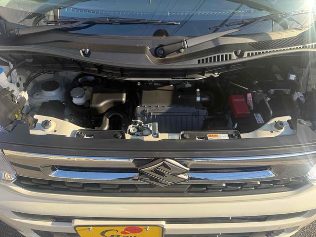 スペーシア ハイブリッドX 両側電動スライドドア クリアランスソナー 衝突被害軽減システム LEDヘッドランプ スマートキー アイドリングストップ 電動格納ミラー シートヒーター ベンチシート CVT 盗難防止システム(20枚目)