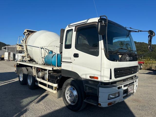 ギガ コンクリートミキサー車 車検付き ツーデフ 直6ターボ370馬力 カヤバM44 ドラム8.7立米 混合容量4.4立米 積載9710kg 電動ホッパーカバー付き(13枚目)