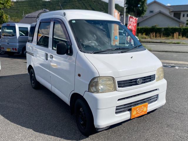 ハイゼットカーゴ デッキバン　４ＷＤ　タイミングベルト交換済　軽バン　ＭＴ　両側スライドドア　エアコン　運転席エアバッグ（2枚目）