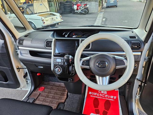 タント カスタムＲＳ　中古車１年保証付　ターボ付　両側電動スライドドア　ワイドナビ　フルセグＴＶ　ＢＬＵＥＴＯＯＴＨ　ＣＤ　バックカメラ　前後ドラレコ付　キーフリー２本　ＬＥＤライト　フォグ　Ｔチェーン　車検Ｒ９年３月（11枚目）