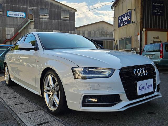 Ａ４ Ｓラインプラス　スポーツＳラインパッケージ　中古車保証付　ターボ　メーカーナビ　フルセグＴＶ　キーフリー　バックカメラ　ドラレコ　ＥＴＣ　ハーフレザーシート　シートヒーター　パワーシート　ＨＩＤライト　純正アルミ（2枚目）