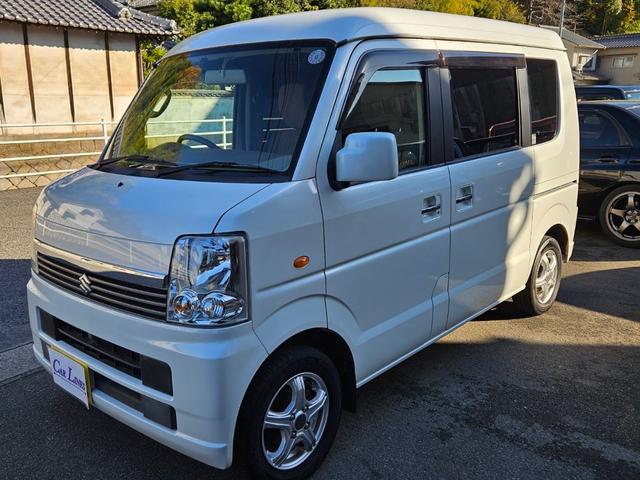 エブリイワゴン JPターボ 4WD ターボ付 中古車1年保証付 タイヤ4本新品交換 インパネオートマ 社外アルミホイル タイミングチェーン シートヒーター フル装備 キーレス ETC ナビ CD ルームクリーニング済(5枚目)