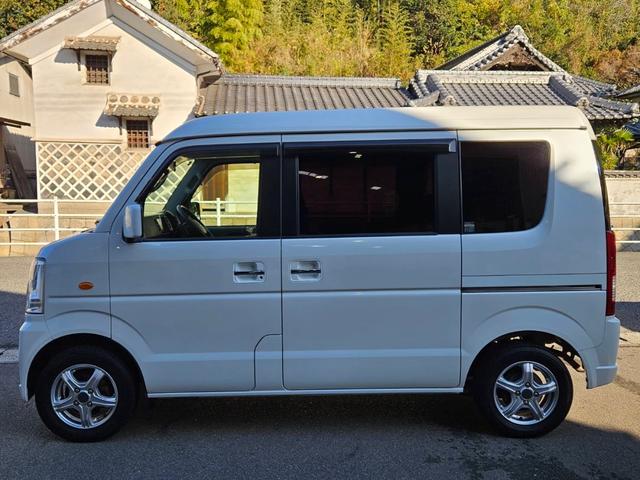 エブリイワゴン JPターボ 4WD ターボ付 中古車1年保証付 タイヤ4本新品交換 インパネオートマ 社外アルミホイル タイミングチェーン シートヒーター フル装備 キーレス ETC ナビ CD ルームクリーニング済(6枚目)