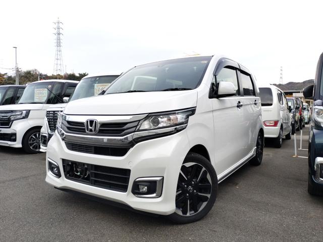 Ｎ－ＷＧＮカスタム Ｇ　ターボＳＳパッケージＩＩ　ＥＴＣ　バックカメラ　ナビ　ＴＶ　オートクルーズコントロール　衝突被害軽減システム　ＨＩＤ　スマートキー　アイドリングストップ　電動格納ミラー　シートヒーター　ベンチシート　ＣＶＴ　盗難防止システム（14枚目）