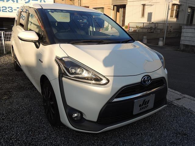 シエンタ ハイブリッドＧ　ナビ　地デジ　フルセグ　バックカメラ　両側電動スライドドア　ビルトインＥＴＣ　社外アルミホイール（2枚目）