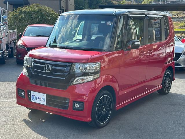 Ｎ－ＢＯＸカスタム ２トーンカラースタイル　Ｇ・ターボＬパッケージ　純正ナビ　ＴＶ　バックカメラ　両側パワースライドドア　Ｂｌｕｅｔｏｏｔｈ　クルーズコントロール（3枚目）