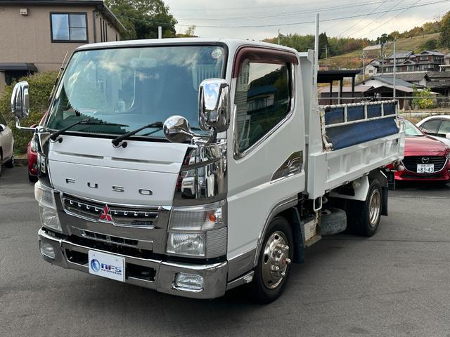 キャンター ダンプ　極東開発ダンプ　積載１９５０ｋｇ　オートマ　コボレーン　メッキパーツ　ＬＥＤヘッドライト　ＬＥＤテール（3枚目）