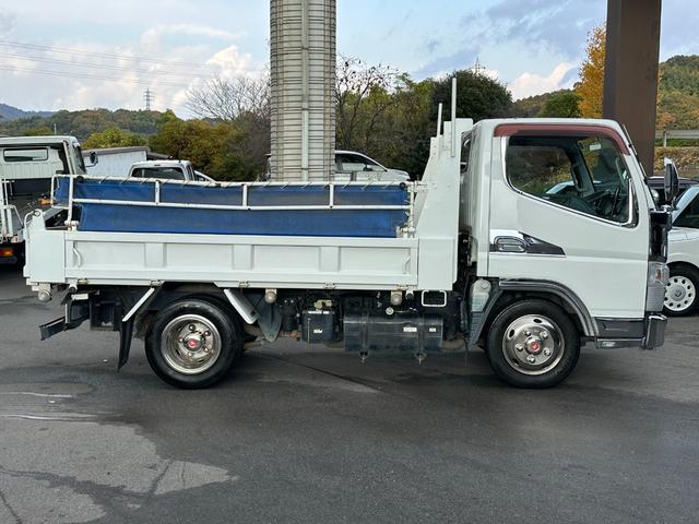 キャンター ダンプ　極東開発ダンプ　積載１９５０ｋｇ　オートマ　コボレーン　メッキパーツ　ＬＥＤヘッドライト　ＬＥＤテール（4枚目）