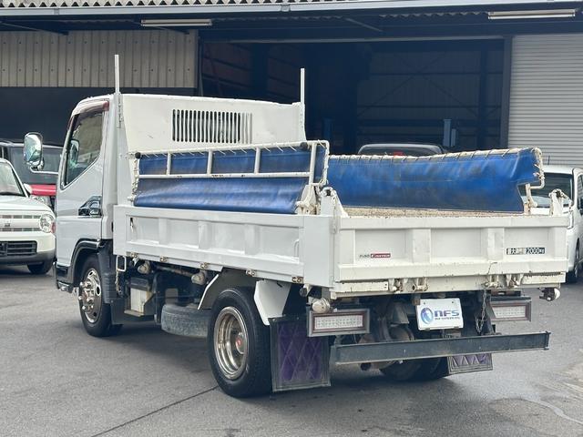 キャンター ダンプ　極東開発ダンプ　積載１９５０ｋｇ　オートマ　コボレーン　メッキパーツ　ＬＥＤヘッドライト　ＬＥＤテール（7枚目）