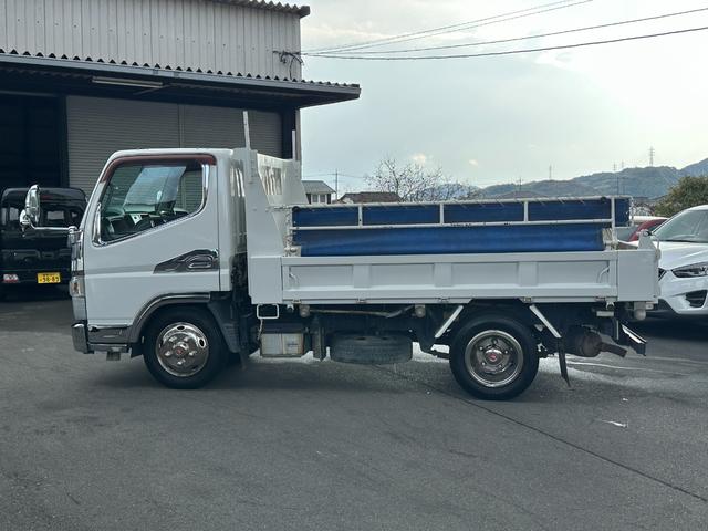 キャンター ダンプ　極東開発ダンプ　積載１９５０ｋｇ　オートマ　コボレーン　メッキパーツ　ＬＥＤヘッドライト　ＬＥＤテール（8枚目）