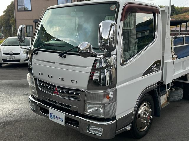 キャンター ダンプ　極東開発ダンプ　積載１９５０ｋｇ　オートマ　コボレーン　メッキパーツ　ＬＥＤヘッドライト　ＬＥＤテール（21枚目）