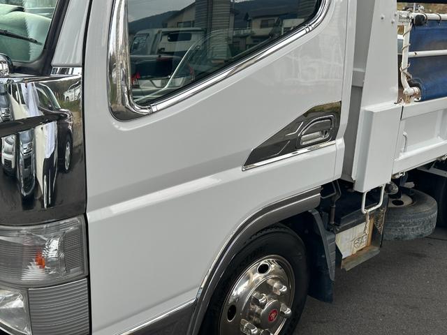 キャンター ダンプ　極東開発ダンプ　積載１９５０ｋｇ　オートマ　コボレーン　メッキパーツ　ＬＥＤヘッドライト　ＬＥＤテール（22枚目）