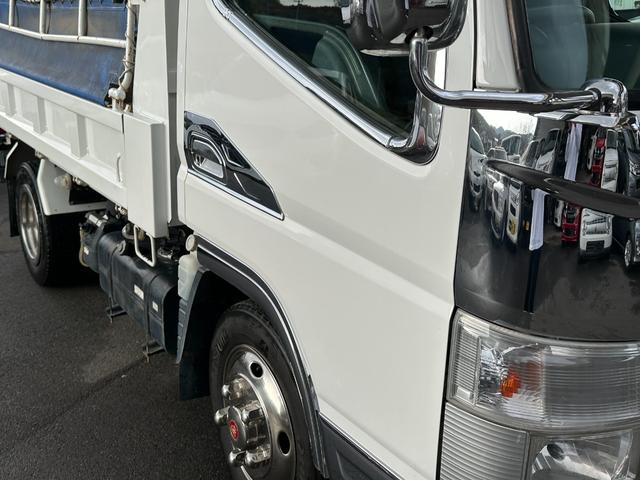 キャンター ダンプ　極東開発ダンプ　積載１９５０ｋｇ　オートマ　コボレーン　メッキパーツ　ＬＥＤヘッドライト　ＬＥＤテール（23枚目）