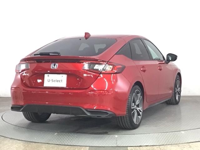 シビック ｅ：ＨＥＶＥＸ　デモカーＵＰ・ＬＥＤ・ホンダＣＯＮＮＥＣＴ・Ｇｏｏｇｌｅ搭載・サンルーフ・ＥＴＣ　衝突被害軽減ブレーキ　Ｂカメラ　シートヒーター　ＬＥＤヘッドライト　サイドカーテンエアバック　パーキングセンサー（4枚目）