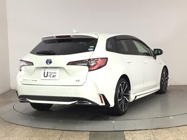 カローラツーリング ハイブリッドダブルバイビー　ＬＥＤ・フルセグ・メモリナビ・バックカメラ・純正ＡＷ・シートヒーター・ＥＴＣ　追突軽減ブレーキ　シートヒーター付　バックモニタ　地デジフルセグ　ＤＶＤ　横滑防止　ナビＴＶ　スマキー　ＬＥＤライト　ＰＳ（4枚目）