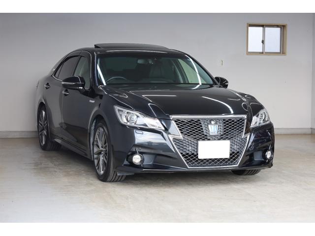 クラウンハイブリッド アスリートＧ　電動サンルーフ　本革シート　メモリー付きパワーシート　シートヒーター＆クーラー　スパッタリング純正ＯＰ１８インチＡＷ　純正８型ＨＤＤナビ　Ｂカメラ　禁煙車　後席サンシェード　２０２５年製ヨコハマタイヤ（78枚目）