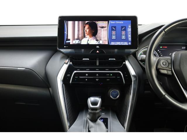 ハリアーハイブリッド Ｚ　レザーパッケージ　ワンオーナー　本革シート　モデリスタフルエアロ　ＪＢＬプレミアムサウンド　純正１２．３型ディスプレイ　全方位カメラ　セーフティセンス　ＰＫＳＢ　ＢＳＭ　ＨＵＤ　純正１９インチＡＷ　パワーバックドア（44枚目）