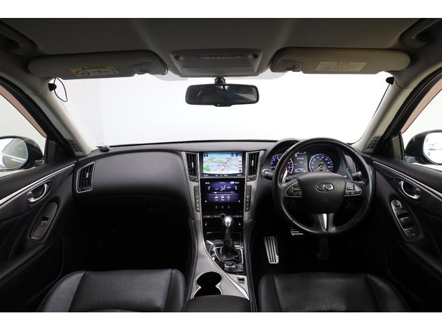 スカイライン 350GT ハイブリッド タイプSP 本革シート 純正SDナビ【8インチワイド&7インチワイド】 全方位カメラ 禁煙車 純正19インチAW エマージェンシーブレーキ フロント&バックソナー メモリー付きパワーシート シートヒーター ETC(4枚目)