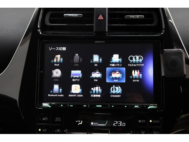 プリウス Aツーリングセレクション モデリスタエアロ ケンウッド9型SDナビ Bカメラ セーフティセンス インテリジェントクリアランスソナー 禁煙車 純正17インチAW BSM HUD シートヒーター レザーシート スペアタイヤ ETC(6枚目)