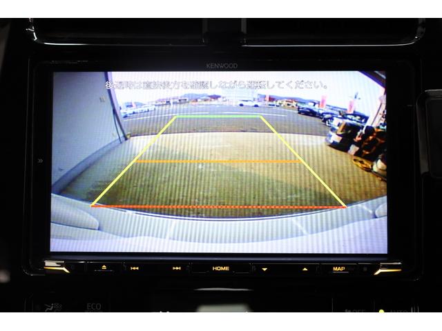 プリウス Aツーリングセレクション モデリスタエアロ ケンウッド9型SDナビ Bカメラ セーフティセンス インテリジェントクリアランスソナー 禁煙車 純正17インチAW BSM HUD シートヒーター レザーシート スペアタイヤ ETC(7枚目)