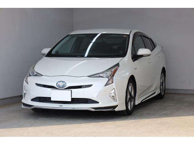 プリウス Aツーリングセレクション モデリスタエアロ ケンウッド9型SDナビ Bカメラ セーフティセンス インテリジェントクリアランスソナー 禁煙車 純正17インチAW BSM HUD シートヒーター レザーシート スペアタイヤ ETC(23枚目)