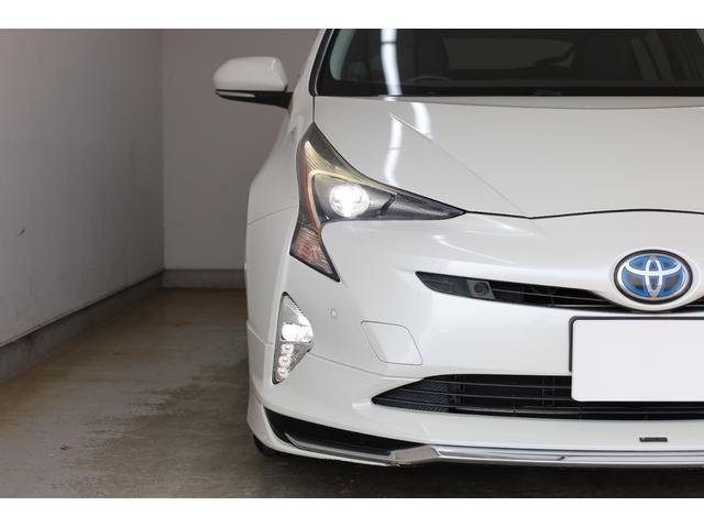 プリウス Aツーリングセレクション モデリスタエアロ ケンウッド9型SDナビ Bカメラ セーフティセンス インテリジェントクリアランスソナー 禁煙車 純正17インチAW BSM HUD シートヒーター レザーシート スペアタイヤ ETC(28枚目)