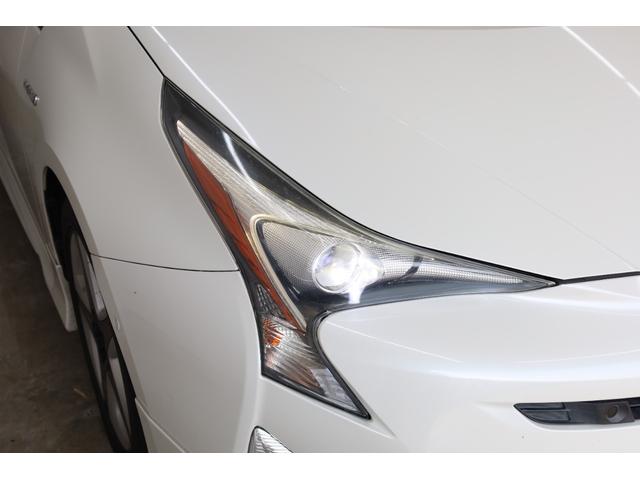 プリウス Aツーリングセレクション モデリスタエアロ ケンウッド9型SDナビ Bカメラ セーフティセンス インテリジェントクリアランスソナー 禁煙車 純正17インチAW BSM HUD シートヒーター レザーシート スペアタイヤ ETC(30枚目)