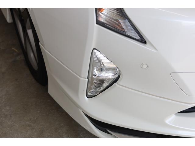 プリウス Aツーリングセレクション モデリスタエアロ ケンウッド9型SDナビ Bカメラ セーフティセンス インテリジェントクリアランスソナー 禁煙車 純正17インチAW BSM HUD シートヒーター レザーシート スペアタイヤ ETC(32枚目)