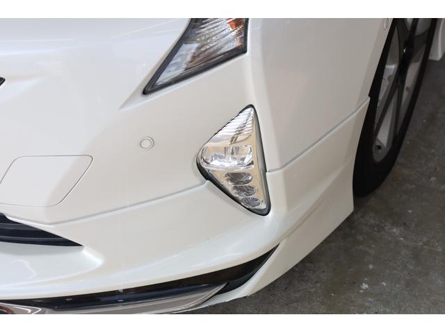 プリウス Aツーリングセレクション モデリスタエアロ ケンウッド9型SDナビ Bカメラ セーフティセンス インテリジェントクリアランスソナー 禁煙車 純正17インチAW BSM HUD シートヒーター レザーシート スペアタイヤ ETC(33枚目)