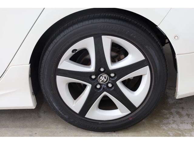 プリウス Aツーリングセレクション モデリスタエアロ ケンウッド9型SDナビ Bカメラ セーフティセンス インテリジェントクリアランスソナー 禁煙車 純正17インチAW BSM HUD シートヒーター レザーシート スペアタイヤ ETC(37枚目)