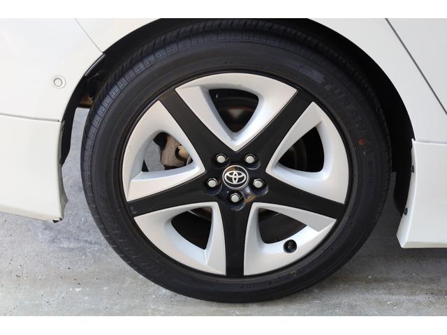 プリウス Aツーリングセレクション モデリスタエアロ ケンウッド9型SDナビ Bカメラ セーフティセンス インテリジェントクリアランスソナー 禁煙車 純正17インチAW BSM HUD シートヒーター レザーシート スペアタイヤ ETC(39枚目)