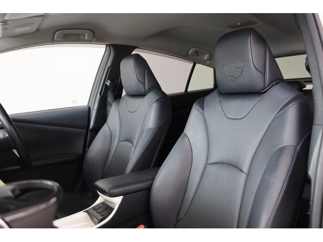 プリウス Aツーリングセレクション モデリスタエアロ ケンウッド9型SDナビ Bカメラ セーフティセンス インテリジェントクリアランスソナー 禁煙車 純正17インチAW BSM HUD シートヒーター レザーシート スペアタイヤ ETC(41枚目)