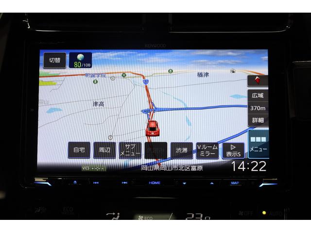 プリウス Aツーリングセレクション モデリスタエアロ ケンウッド9型SDナビ Bカメラ セーフティセンス インテリジェントクリアランスソナー 禁煙車 純正17インチAW BSM HUD シートヒーター レザーシート スペアタイヤ ETC(50枚目)