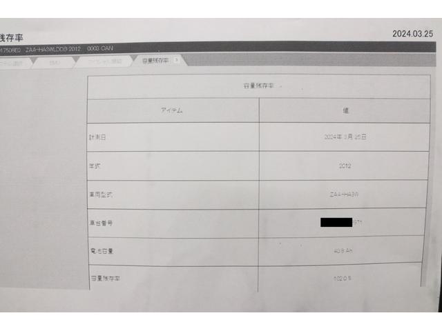 Ｍ　１０．５ＫＷＨ　東芝製バッテリー搭載　残存率測定済み１０２％　禁煙車　シートヒーター　エレクトリックＳＤナビ　フルセグＴＶ　ＣＤ／ＤＶＤ　　スマートキー　オートエアコン　Ｗエアバッグ　ＥＴＣ(3枚目)