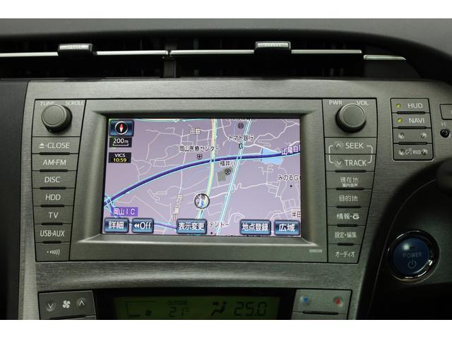 プリウス Ｇツーリングセレクションレザーパッケージ　後期型　本革シート　プリクラッシュセーフティ　ＨＵＤ　タッチトレーサーディスプレイ　クリアランスソナー　純正ＨＤＤナビ　Ｂカメラ　純正１７インチＡＷ　　パワーシート　シートヒーター　ＬＥＤヘッドライト（50枚目）
