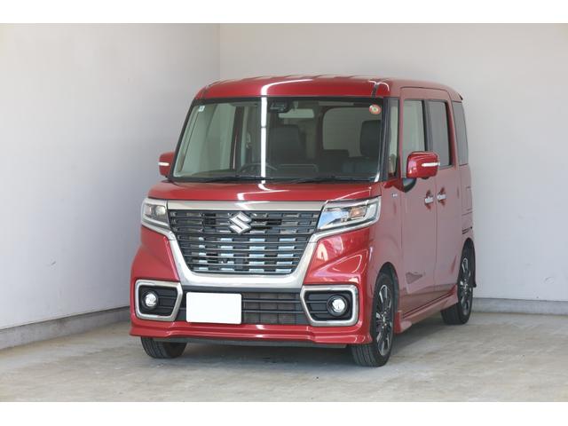 スペーシアカスタム ハイブリッドＸＳターボ　ユーザー下取車　両側電動スライドドア　デュアルセンサーブレーキサポート　純正９型ＳＤナビ　全方位カメラ　アルパイン１０．１型後席モニター　ＨＵＤ　禁煙　バックソナー　純正１５インチＡＷ　シートヒーター（23枚目）