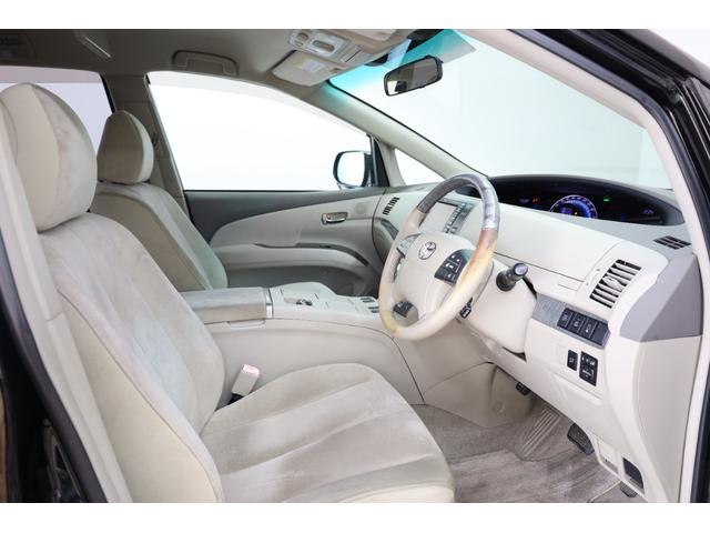 エスティマハイブリッド G 4WD ワンオーナー 両側電動スライドドア 純正8型HDDナビ Bカメラ 禁煙車 ダブルAAC パワーシート シートヒーター 純正17インチAW 脱着式デッキボード AC1500W オットマン ETC(40枚目)