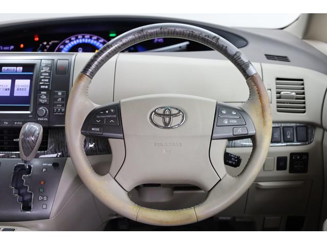 エスティマハイブリッド G 4WD ワンオーナー 両側電動スライドドア 純正8型HDDナビ Bカメラ 禁煙車 ダブルAAC パワーシート シートヒーター 純正17インチAW 脱着式デッキボード AC1500W オットマン ETC(59枚目)