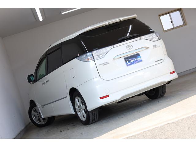 エスティマハイブリッド Ｇレザーパッケージ　４ＷＤ　大型サンルーフ　本革シート　両側電動スライドドア　電動床下格納機能　禁煙　純正８型ＨＤＤナビ　純正後席モニター　純正１７インチＡＷ　Ｗエアコン　ＡＣ１５００Ｗ　オットマン　クルーズコントロール（11枚目）