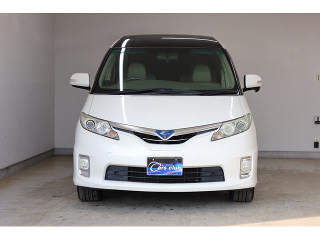 エスティマハイブリッド Ｇレザーパッケージ　４ＷＤ　大型サンルーフ　本革シート　両側電動スライドドア　電動床下格納機能　禁煙　純正８型ＨＤＤナビ　純正後席モニター　純正１７インチＡＷ　Ｗエアコン　ＡＣ１５００Ｗ　オットマン　クルーズコントロール（22枚目）