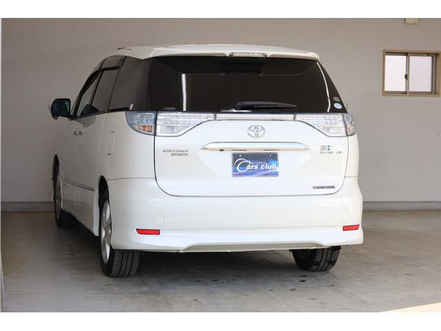 エスティマハイブリッド Ｇレザーパッケージ　４ＷＤ　大型サンルーフ　本革シート　両側電動スライドドア　電動床下格納機能　禁煙　純正８型ＨＤＤナビ　純正後席モニター　純正１７インチＡＷ　Ｗエアコン　ＡＣ１５００Ｗ　オットマン　クルーズコントロール（24枚目）