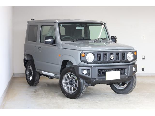 ジムニー XC 届出済未使用車 4WD デュアルセンサーブレーキサポート AT車 障害物ソナー ヒート付ミラー スマートキー&プッシュスタート 純正16インチAW シートヒーター スペアタイヤ 純正フロアマット付(2枚目)